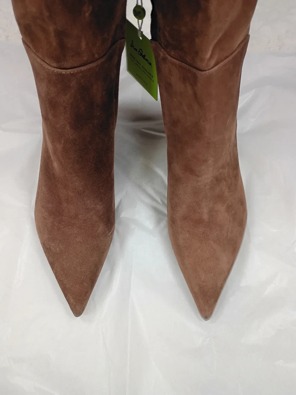 Sam Edelman Taylin Brown Suede Over-the-Knee Pointed Toe Boots Size 6 NWOB